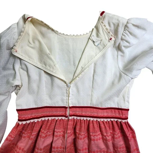 Joseph Magnin Vintage 70's Maxi Dress, Women's 8 - Picture 8 of 16